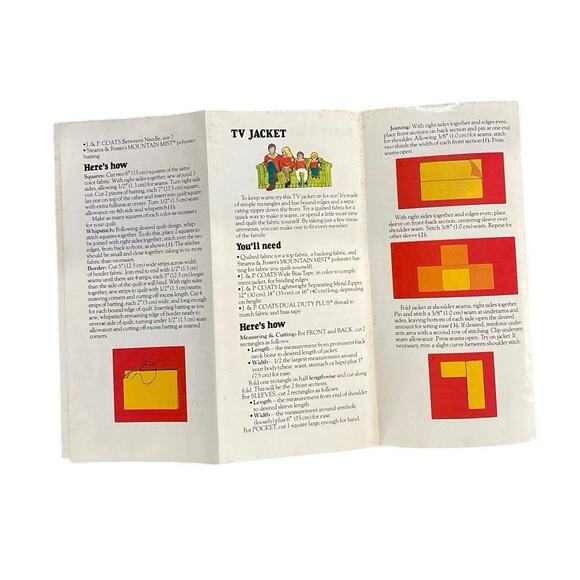 1977 Coats & Clark “How to Make Your Own Warmth” Sewing Energy Saver Booklet - Picture 5 of 8